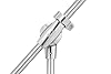 Cymbal Boom Stand Uni-Lock Tilter #1