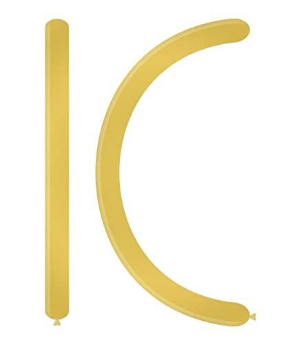 Palloncini Modellabili 260 Champagne metallizzato da 152cm. 100Pz