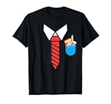 School uniform tie with fake pocket apparel