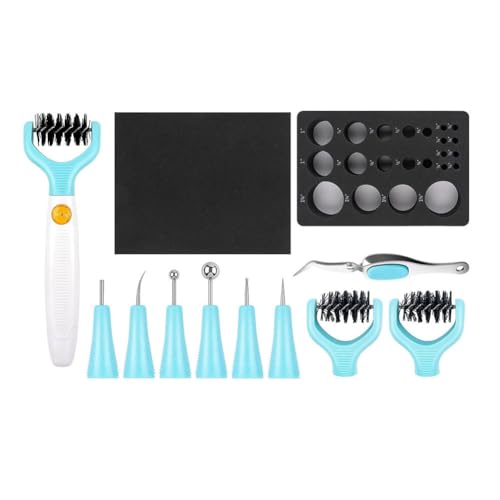 Kit de sculpture sur papier 13 pièces pour réussir vos fleurs en relief facilement