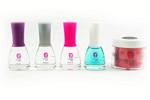 Revel Nail Dip Powder Starter Kit - Au Natural Colors (D75 - Vivien)