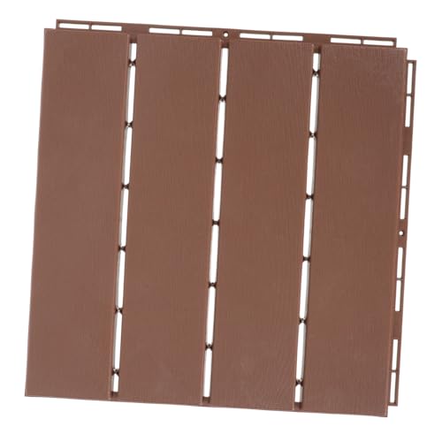 ELAYARD Wood Plastic Floor Outdoor Splicing Deck Balcony Matching Garden Floor Plastic Decking Boards for Backyard Patio