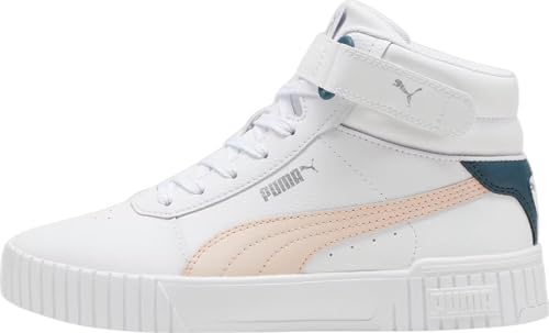 Puma Carina 2.0 Mid Tenis para Mujer, Blanco con Rosa, 40 EU