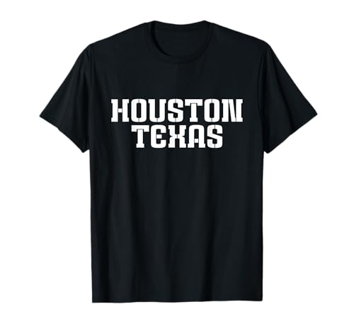 Estilo retro vintage de la ciudad de Houston, Texas, EE. UU. Camiseta