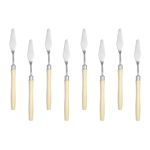 HARFINGTON 8pcs Palette Knife Painting Tool 7.09