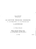 Chant LECTURE MUSICALE DISSOCIEE A-LE RYTHME PARLE A1:DEBUTANT ET PREPARATOIRE