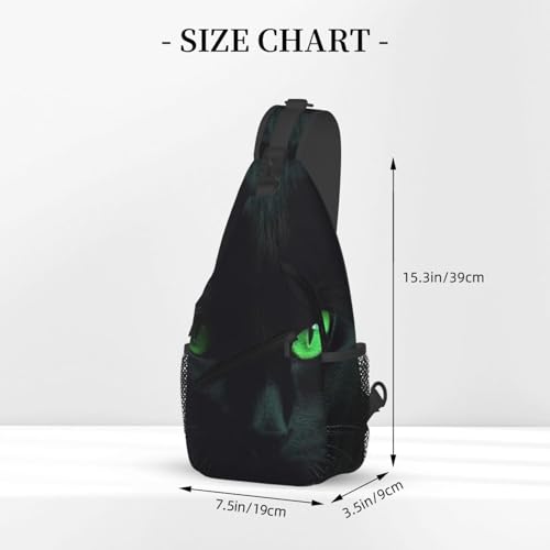 Small Sling Bag para Mujer y Hombre Negro miniatura 3