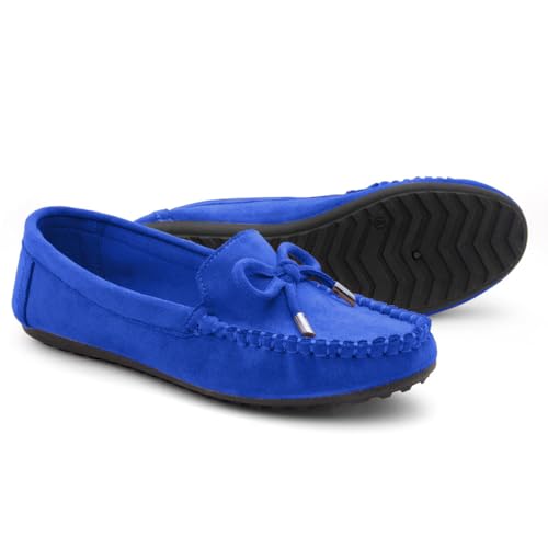 Image of Herstyle Loafers for Women - Slip-On Business Flats Shoes | Dressy Casual Walking Flats with Memory Foam Insole | Lightweight & Comfortable Moccasins for Office & Travel