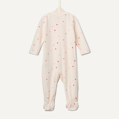 Image of Amazon Essentials x Sofia Grainge Unisex Babies' Cotton Footed Sleep and Play One-piece Bodysuit, Pack of 2