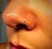 Tiny Sterling Silver Fake Nose Ring No Piercing Needed