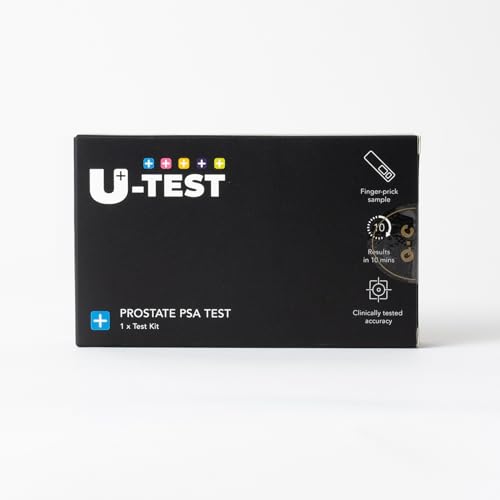 U-Test Home Self-Test for Prostate Health, Accurate & Rapid Result in Under 10 Minutes - Detect Prostate Specific Antigen (PSA) -Single Person Prostate Test Kit