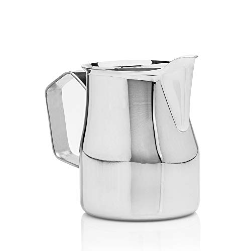 PREMIUM Milchkännchen 350ml Edelstahl rostfrei Barista Milchkanne zum Aufschäumen Espresso MARESE Cover