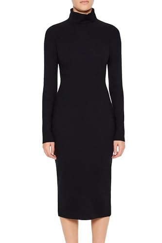 Forever 21 Women's Turtleneck Midi Sweater Dress2