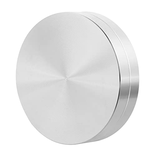 BUGUUYO Base Giratoria De Aluminio Cojinete Para Bandeja De Pasteles, Soporte Giratorio De 50 Mm x 15 Mm Para Exhibición y Servicio Mesas De Comedor