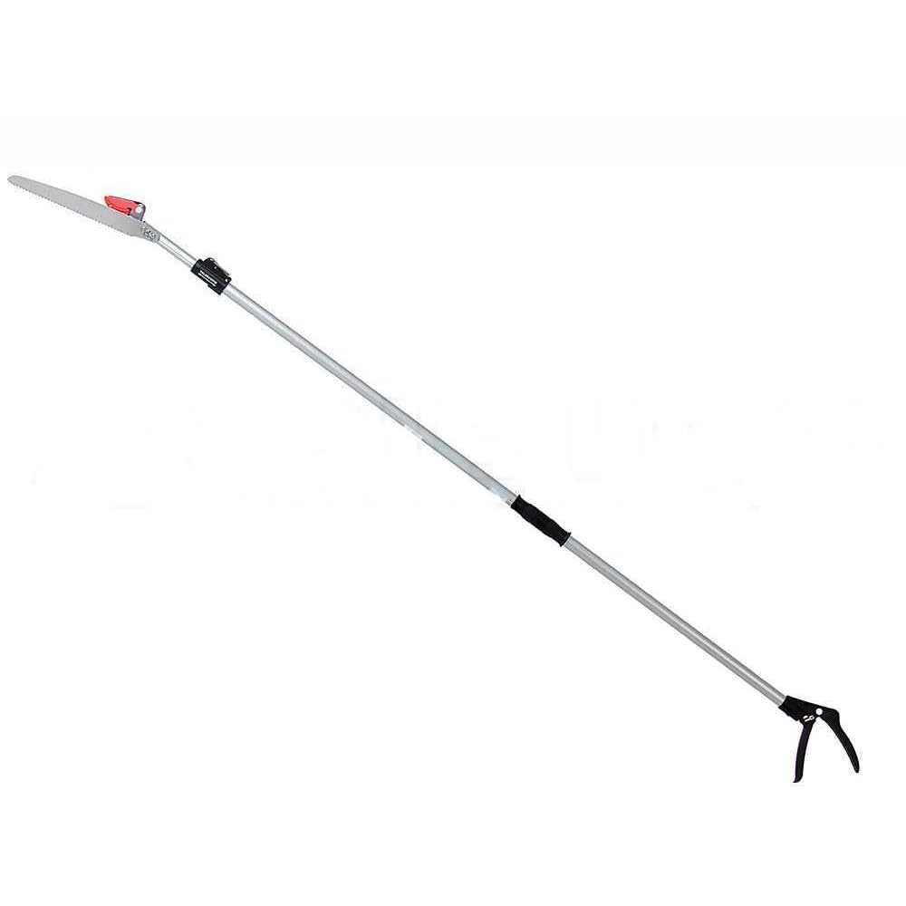 FORBICI POTATURA ASTA TELESCOPICA 109-302cm CON SEGHETTO FORBICE AUSONIA