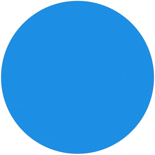 tectake® Lona Manta Solar Piscina Redonda Flotante Recortable a Medida con Fuerza 110 µm para Calentar Agua y Proteger Piscina Hinchable, para Jardin y Piscinas - 250 x 250 x 1 cm