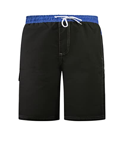 North 15 Men's Beach Swim Trunks with Cargo Pokcets (M-5XL)