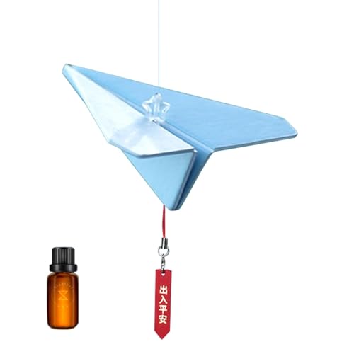 カーアロマディフューザー、自動車用芳香剤 | 紙飛行機モデリングカー芳香剤 | 香水ペンダント アロマテラピーペンダント 誕生日 クリスマス用