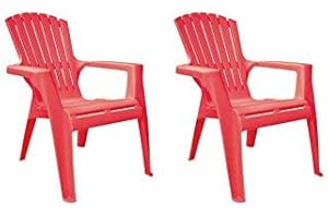 Kids Red Plastic Adirondack Chair: Perfect Patio Chair