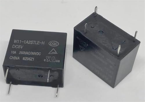 Relé 4 pines 10A W11-1A2STLE-H CC 12V con conmutación eficiente para placas electrónicas