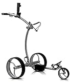 golftrolley elektro ✅ Technische Daten: Sehr leise Getriebemotoren, Getriebe Made in Germany, Lithium-Ionen Akku für 27-36 Loch mit Ladestandanzeige nur 1,5 kg, Zuladung bis 25kg