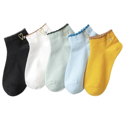 Image of Women's Ankle Socks for Casual & Sports Multicolor Odour Free Fancy Multi design Socks Pack
