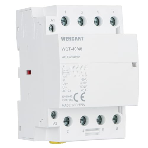 Wengart AC Schütz WCT-40 4 Normalerweise Offen AC24V 40A Leiser,energiesparender und macht Ihre Hauâ€¦ – Miniatur
