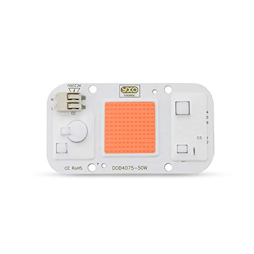 50W Solderless AC Driverless Led Chip Full Spectrum Plant Grow Light
