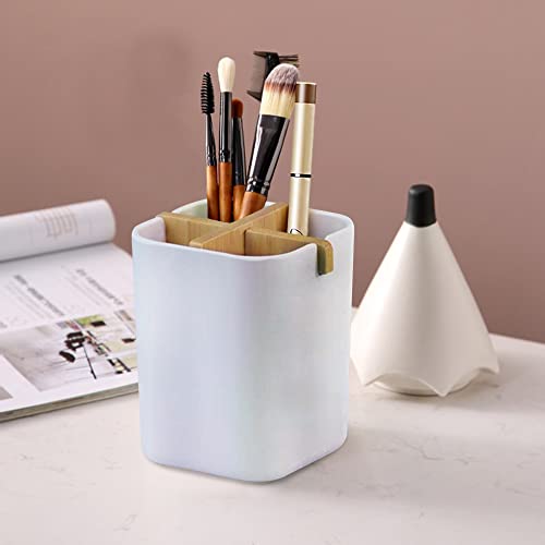 Aoheuo Bamboo-Toothbrush Holders-Multifunctional-Electric Toothbrush-Storage Box-Natural Tough-Toothpaste-Holder Suitable For Bathroom Countertops, Sink, Etc. #TOP3