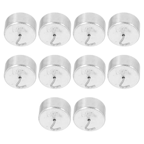 Pesas de calibración de 50g Artibetter de hierro con gancho para básculas escolares