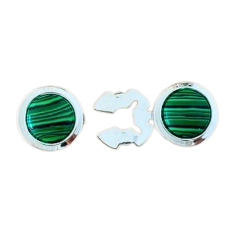 Tapa de botón de camisa para hombre | Cubre gemelos | Gemelos para camisas para hombre | Regalo de boda de negocios de acero inoxidable | Tapa de botón de camisa verde, mm, Acero inoxidable, Ninguno