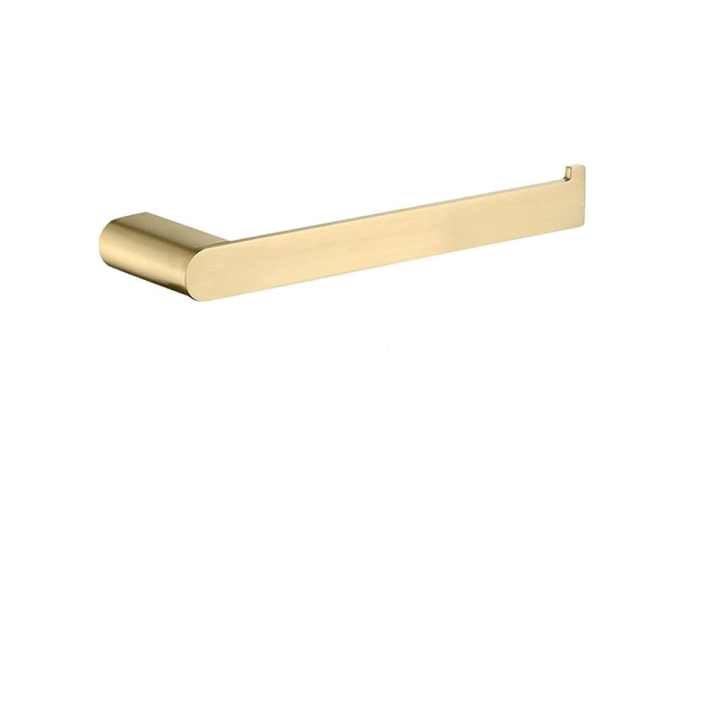 Toallero y accesorios de baño oro cepillado con soporte de papel resistente