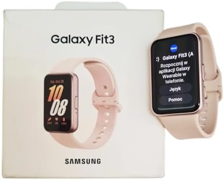 Samsung Galaxy Fit3 Smart Watch with 40mm AMOLED Display, Aluminu...