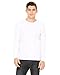 Bella + Canvas Unisex Jersey Long-Sleeve T-Shirt S WHITE