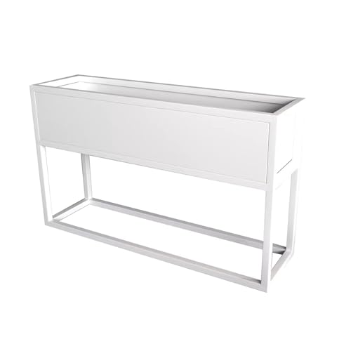 Support de jardinière surélevé en fer pour balcon et terrasse
