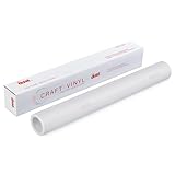 Ant 24inch x 30ft Frosted Matte Etched Adhesive Vinyl All-Weather Fade Proof, Indoor Outdoor Use Bathroom Door Window Covering Decorative Frosting Stickers (24inch x 30ft, White)