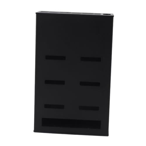 Wall Mounted Knife Block Space Aluminum, Quick Access Knife Holder with Rubber Padding for Kitchen, Chopsticks Spoon Holder, Multipurpose Storage Rack