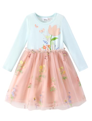 Image of Disney Girls' Tulle Tutu Dress Birthday Party Outfit Toddler to Big Kid