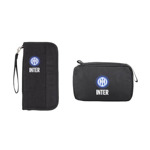 Tinta Unta Inter Set Box Idea Regalo Natale o Compleanno, 2 prodotti, Porta documenti e Pochette, Prodotto Ufficiale 154014