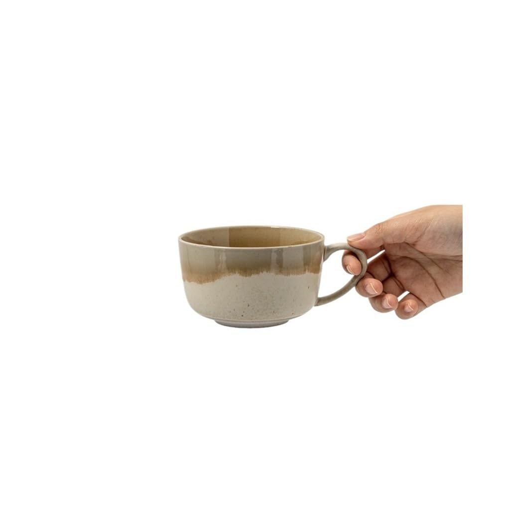 ENGENDER Tazas Cafe Taza De Café, con Leche, Té Retro La Tarde, Oficina, Agua Cerámica For El Hogar Mug Cups