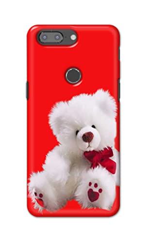 Image of PRINTFIDAA Teddy Bear Love Romantic Valentines Day Dumbo Printed Designer Hard Back Case Cover for OnePlus 5T -(SF) MVN1001