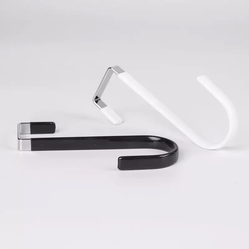 2pc Black Wreath Hanger,Strong Bearing, Front Metal Over The Door Single Hook, Home Décor for Christmas Halloween