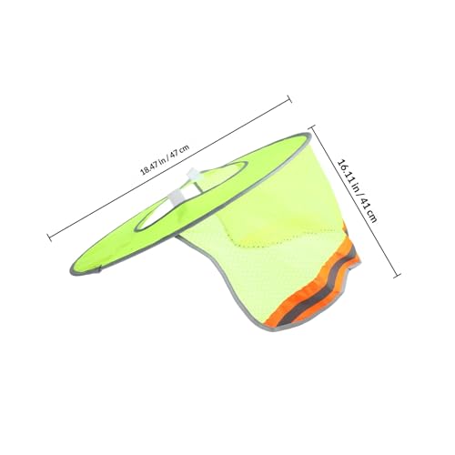 Protector solar para casco de alta visibilidad con cubrenucas de malla transpirable 2