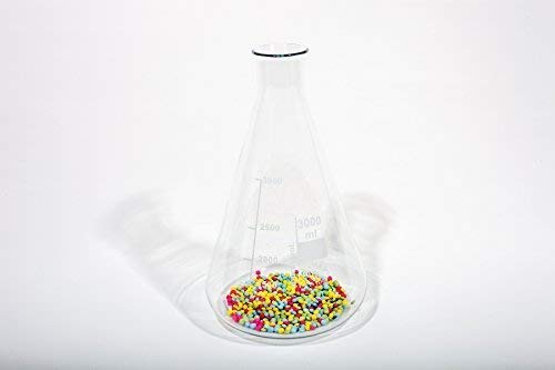Conico erlenmeyer flask 3l 3000ml borosilicate