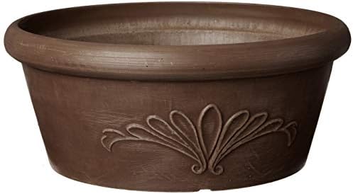 Arcadia Garden Products PSW TA30C Bulb Pan, 12 by 5-Inch, Chocolate, 12"x5"