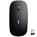 INPHIC Wireless Mouse, Slim Silent Click Rechargeable 2.4G Wireless Mice 1600DPI Mini Optical Portable Travel Cordless Mouse with USB Receiver for PC Laptop Computer Mac MacBook