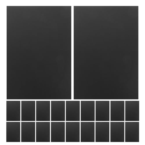 Papel Negro para Manualidades contra Hojas Dobladas Cartulina Rígida para Tarjetas 60 Unidades