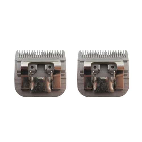 Zafina-UP 2 Pack #30 Dog Pet Grooming Clipper Replacement Stainless Steel Blades Detachable Blade Compatible for Andis/Wahl/Oster Dog Clippers