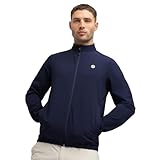 SIROKO - Chaqueta de lluvia de Golf Muirfield Navy - L - Azul