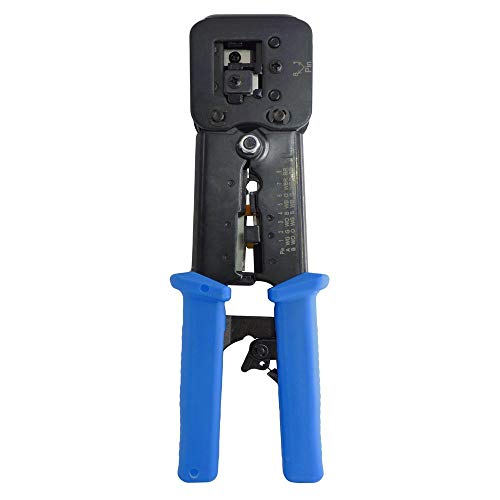Alicate de crimpar Multi função corta fio para conectores de passagem EZ Crimp RJ45 RJ12 RJ11